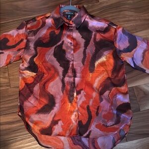 Bailey 44 Multicolor Abstract Blouse